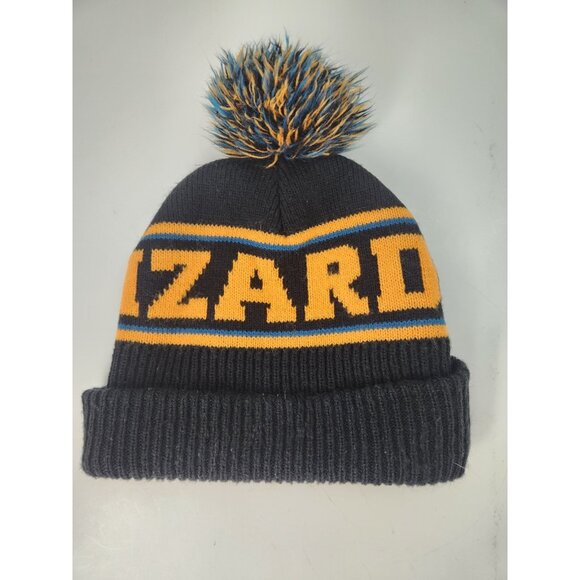 Pokemon Charizard Game Freak Nintendo Beanie Winter Hat Pompom 2014 Headwear - Picture 3 of 7